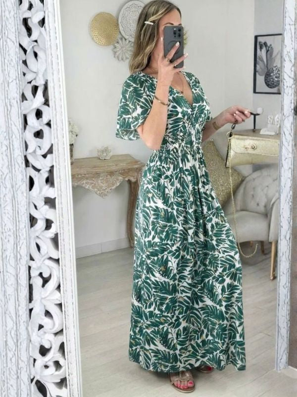 Enchanted Floral Dress : One Size (Fits EU 1020) Lady Style Fashion Enchanted Floral Dress : One Size (Fits EU 1020) Lady Style Fashion