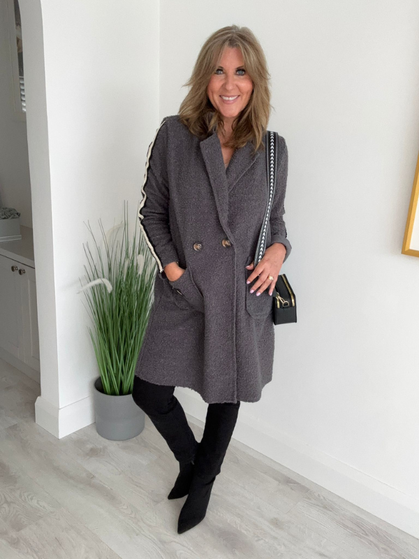Sherpa Wool Coat – Free Size 8-18